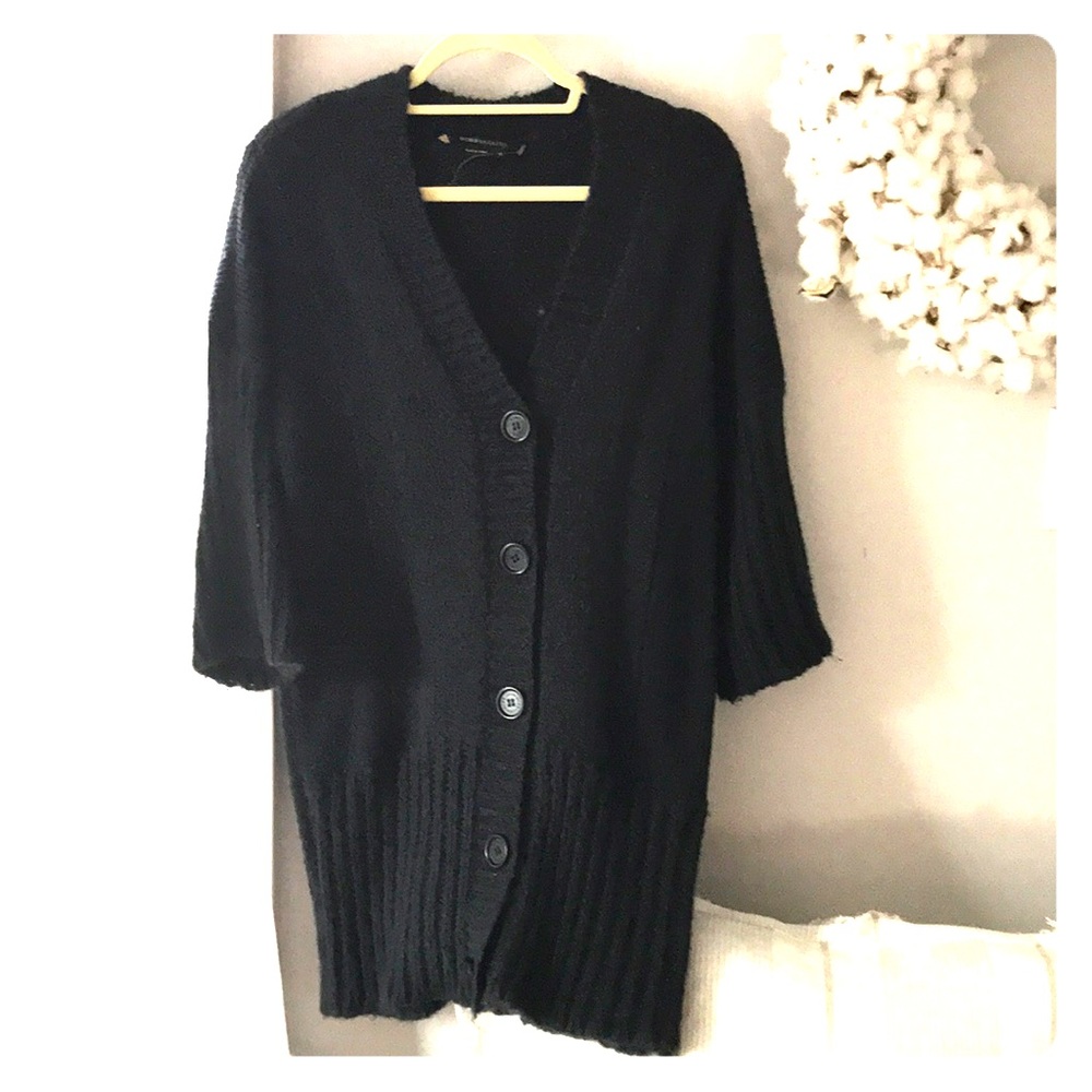 Bcbg maxaria oversized navy blue sweater